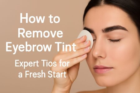 How to Remove Eyebrow Tint